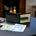 thumbnail image 6 of Leatherboss Leather Money Clip Bifold Wallet with 6 Credit Card Slots, 6 of 8