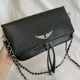 thumbnail image 1 of Bolso De Mujer De Cuero Genuino Para Hombro Cadena Bolsos ZADIG VOLTAIRE Para Mujeres, 1 of 4