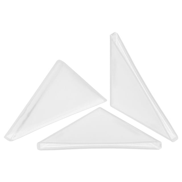 80Pack Corner Protectors 3x50mm Plastic Right Angle Corner Guards Cushion, White