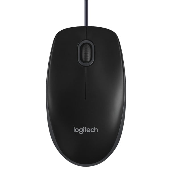 Ratón Logitech B100 USB óptico 800 DPI, reacondicionado, grado A