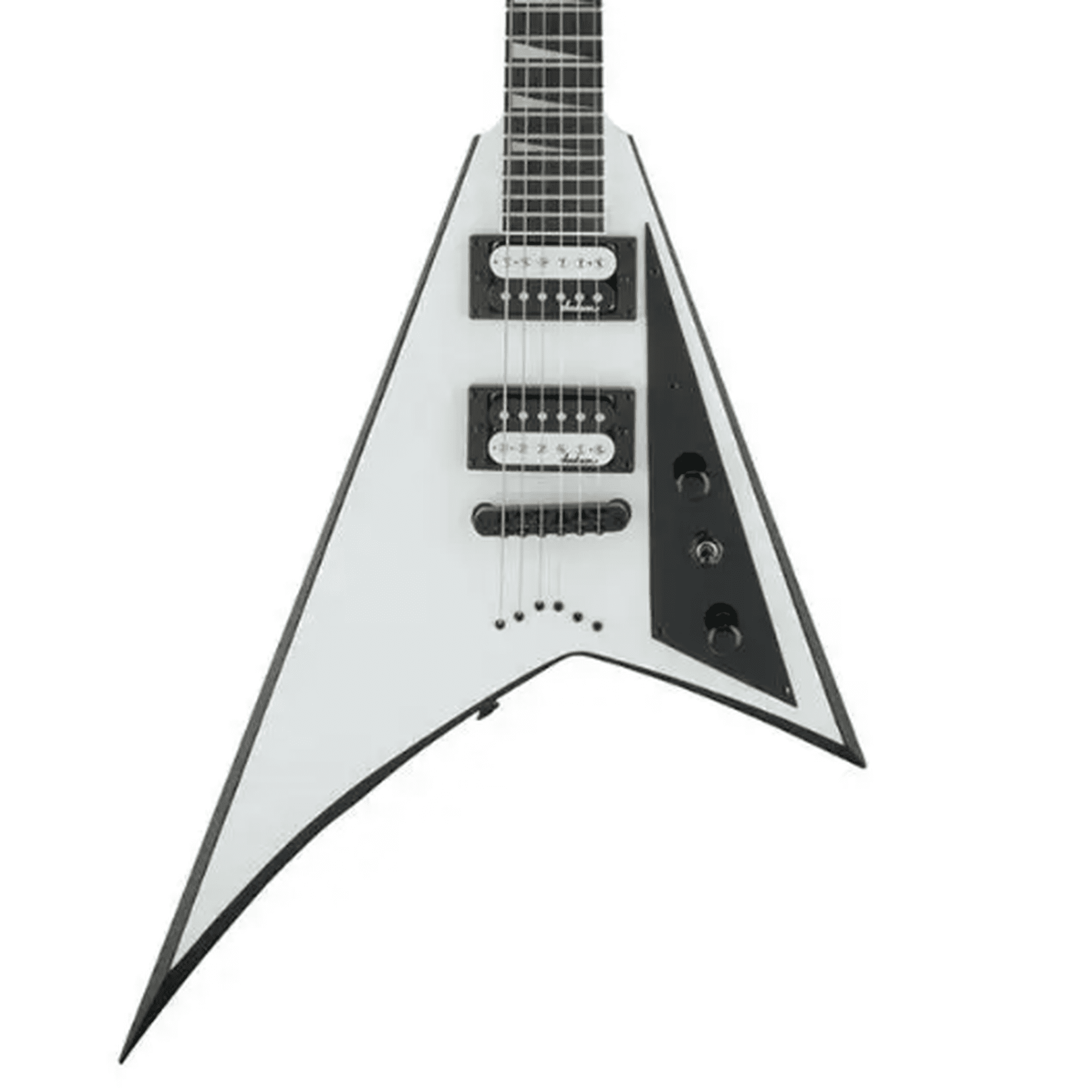 Jackson JS32T Rhoads Electric Guitar (White with Black Bevels)