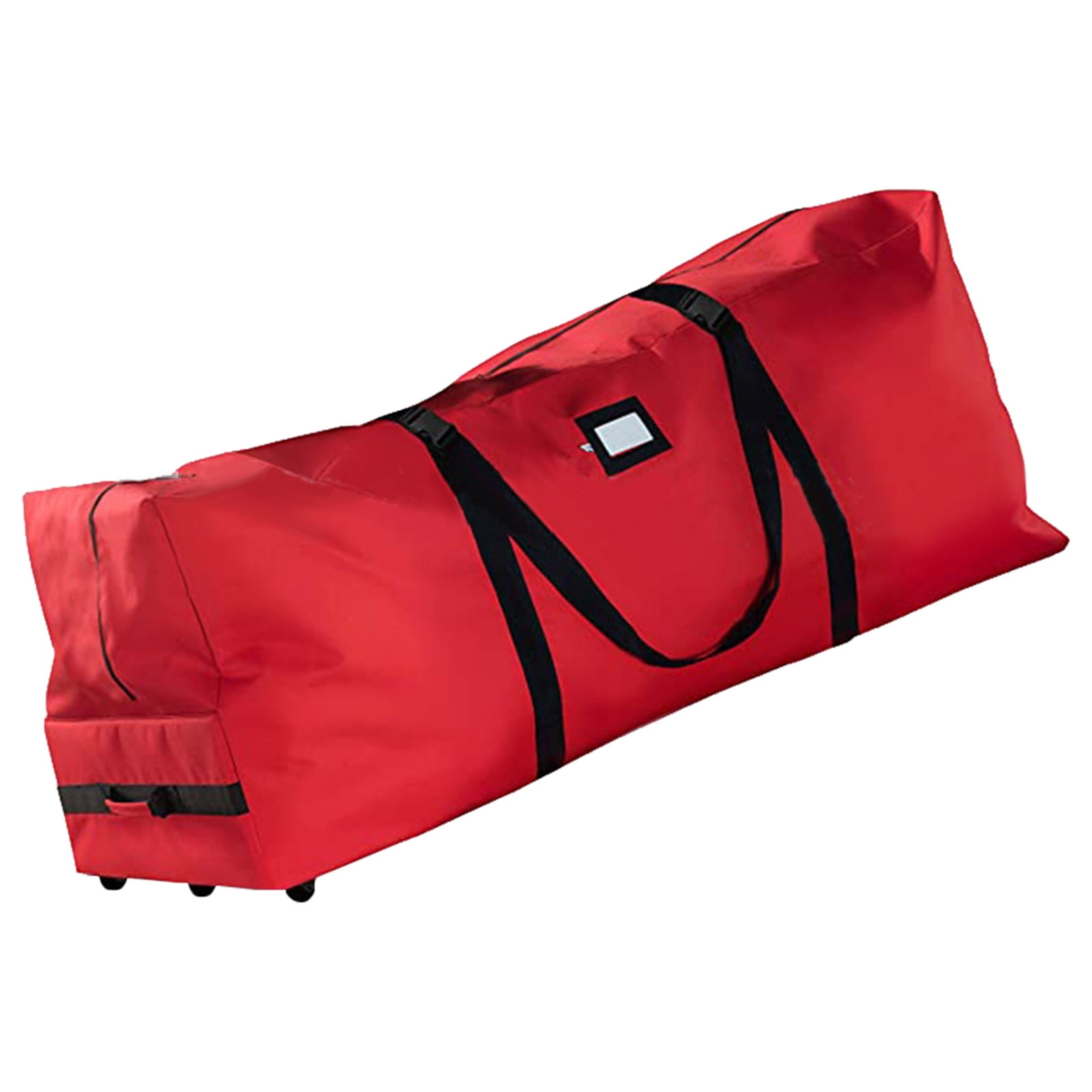YIMWNYI Christmas Tree Storage Bag, Durable Oxfords Material, Christmas Tree Protection, Easy Transport with Wheels, Holiday Storage Solution, Zipper Closure, Festive Duffel Bag
