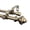 Antique Gold, variant on Home Window Decorative Palace Double Curtain Rod 28-48 inch - Black