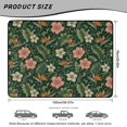 thumbnail image 7 of Xixirimido Universal Car Trunk Mat, All Weather Trunk Protection Cargo Liner Stylish Auto Interior Accessories Durable Cargo Mat 29" x 39", Boho Cottagecore Floral Leaf, 7 of 7