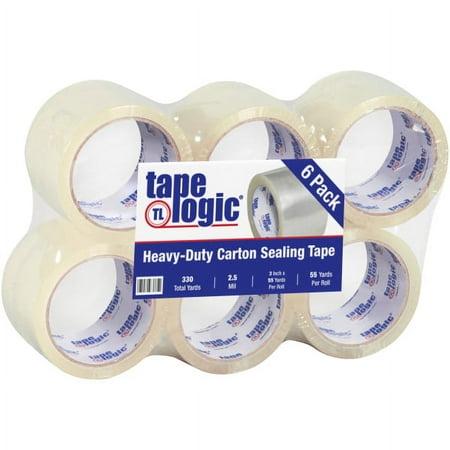 UPC: 0848109033952 | Tape Logic T9069006PK 3 in. x 55 yards Clear No.900 Economy Tape – Pack of 6