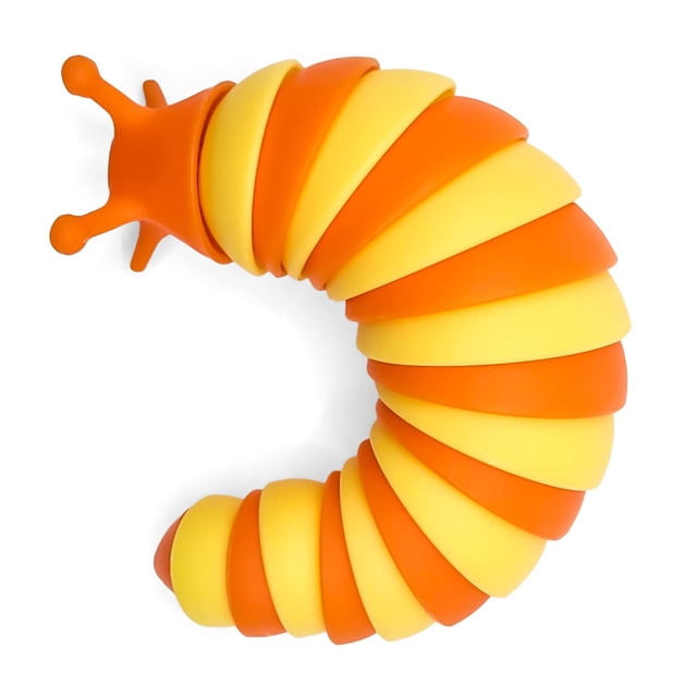Juguete Sensorial Toy Jam SLUGIS Amarillo Naranja para el Estrés y Ansiedad