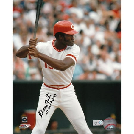 MLB - George Foster Cincinnati Reds Autographed 8x10 Photograph with NL MVP 1977 Inscription