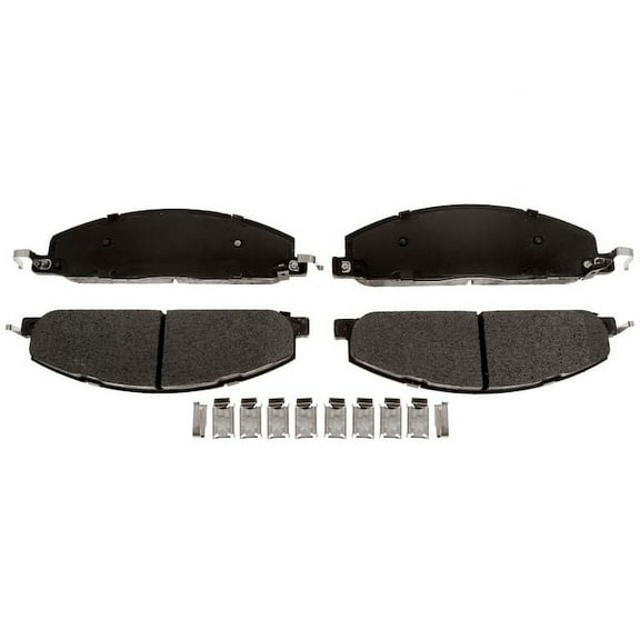 Rear Brake Pad Set - Compatible with 2011 - 2018 Ram 2500 2012 2013 2014 2015 2016 2017
