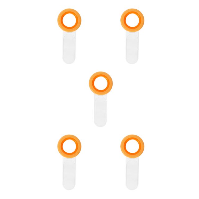Elevador de asiento de inodoro Inteprter Manija universal 5Conjunto Naranja