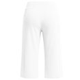 thumbnail image 3 of MLQIDK White Yoga Capri Pants for Women Yoga Capri Pants Elastic Waist Knee Length Ladies Leggings Dressy Casual Pedal Pushers with Pockets White L, 3 of 6