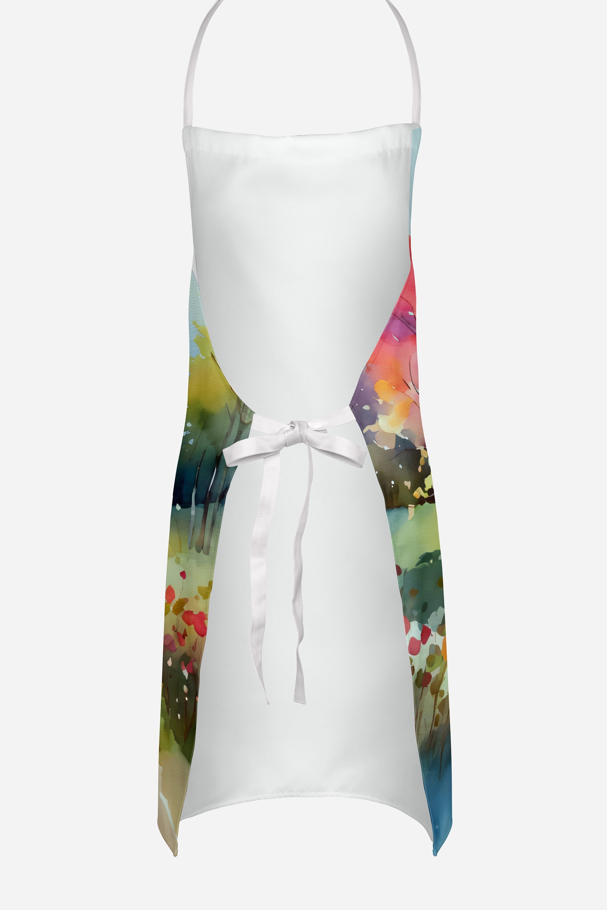 North Carolina Dogwoods in Watercolor Apron 27 in x 30 in