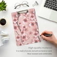 thumbnail image 5 of FMSHPON Pink Floral Clipboard Hardboard Wood Nursing Clip Board and Pull for Standard A4 Letter 13x9 inches, 5 of 8