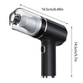 thumbnail image 3 of Aspiradora de coche de mano inalámbrica | Alta potencia 120W 19000Pa Succión y soplado | Mini bomba multifuncional portátil 3 en 1 para automóvil, oficina en casa | Kit ligero de 325 g con, 3 of 8