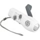 thumbnail image 1 of Crank Radio, Flashlight, Portable AM FM Emergency Radio for Outdoor Hiking (White), 1 of 5