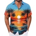 thumbnail image 2 of Mceream Hawaiian Shirt for Men Funny Short Sleeve Loose Button Down Casual Collared Printed Graphic Summer Beach Dress Shirts Fashion Tunic Tops Plus Size Multicolor M, 2 of 6