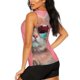 thumbnail image 3 of Fotbe Cool Cat Pink Sunglasses Blusas Sin Mangas para Mujer – Estilo Casual, Corte Suelto, Slim-Fit, Cuello Redondo Deportivo, Tops de Verano para Gimnasio y Yoga-Medium, 3 of 7