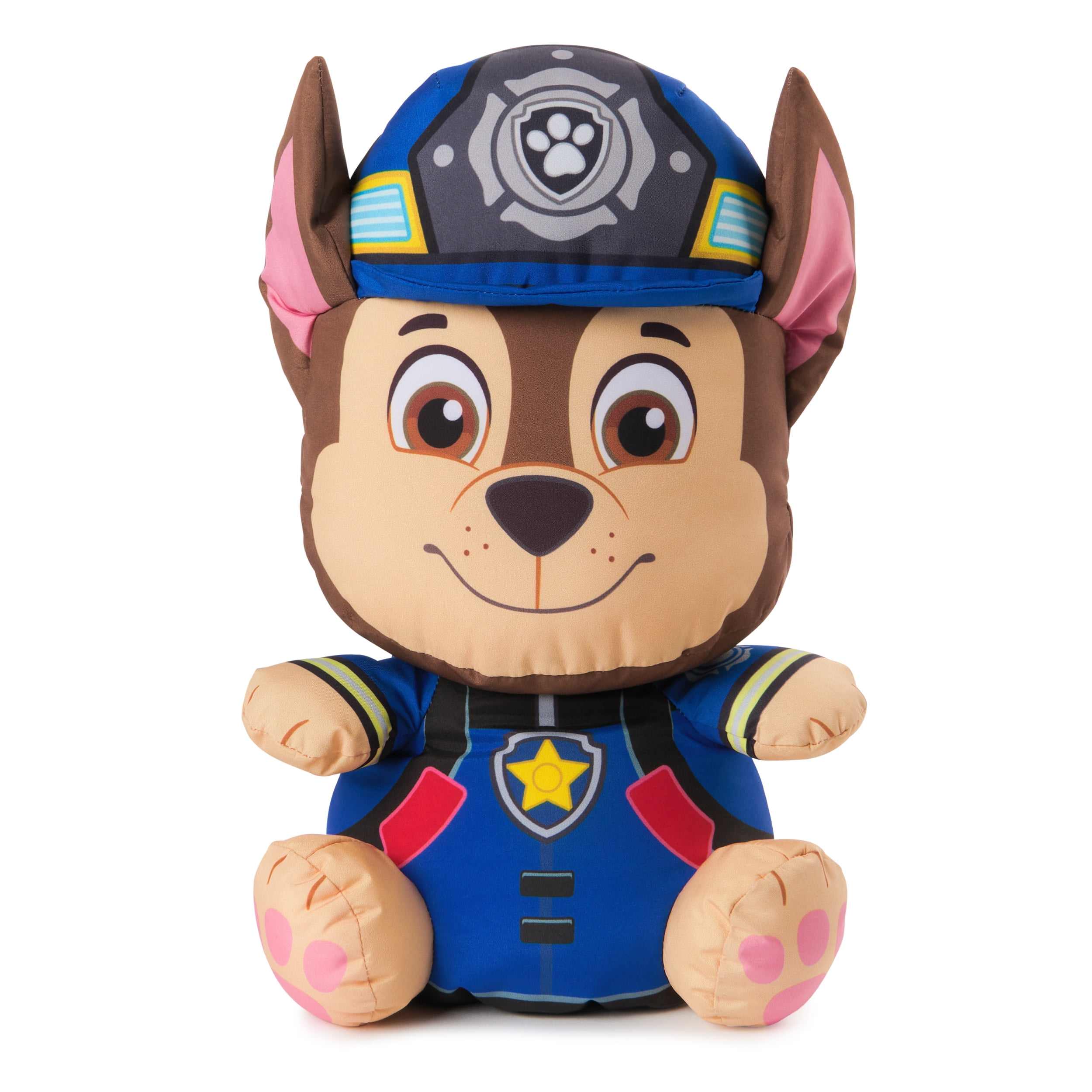 PAW Patrol: Fire Rescue Chase Swisheez Plush Toy, Squishy Stuffed Animal for Kids Ages 3+, PAW Patrol Fire Rescue Chase Swisheez Plush, Official Toy from the Hit Cartoon, Squishy Stuffed Animal for Ages 3 and Up, 10”