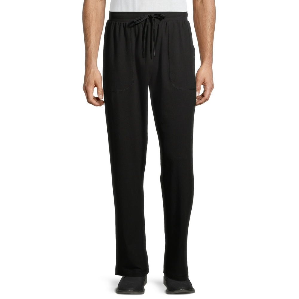 Athletic Works - Athletic Works Men's Jersey Open Bottom Pants, up to ...