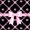 Pink Diamond Bow, variant on Erosebridal Chic Bowknot Twin Quilt Set, Cartoon Bow Tie Twin Coverlet Set, Black Reversible, Silver Diamond Bow, 2pcs (1 Bedspread and 1 Pillowcase)