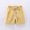 Yellow, variant on Toddler Boys Girls Shorts Cotton Linen Summer Casual Shorts Kids Solid Short Pants 2-8 Years