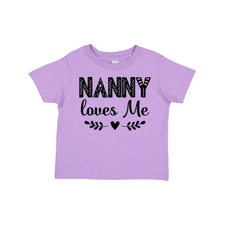 

Inktastic My Nanny Loves Me Grandchild Gift Toddler Boy or Toddler Girl T-Shirt