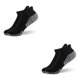 thumbnail image 2 of Minnieouse Toalla de tela mejorada calcetines absorbentes de sudor y cómodos, calcetines de algodón antideslizantes deportivos individuales Negro L (39-42) 2piezas, 2 of 6