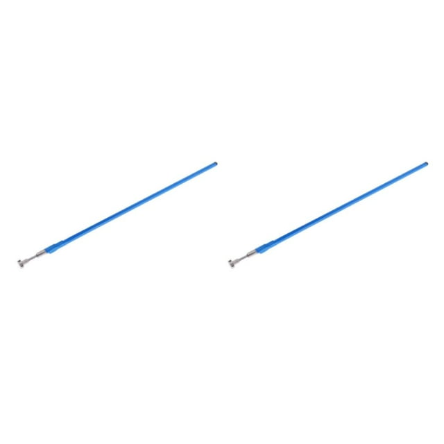Destyer Tige Réglable pour Guitare Facile à Jouer Magnifiquement Conçu Outil Bleu Riche Son Bleu 420mm 2Set