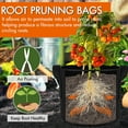 thumbnail image 4 of Gardzen 10-Pack 10 Gallon Grow Bags, 300G Thickened Aeration Fabric Pots with Handles, Heavy Duty Cloth Pots for Plants, 4 of 8