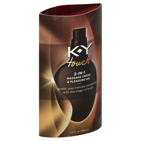 K-Y Touch 2-in-1 Crème de massage et Pleasure Gel 3 oz