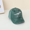 thumbnail image 2 of WUXIAN Kids Sun Hats Cartoon Caps Dinosaur Boys Hat Children Baseball Summer Girls Trucker Kids Sun Kids Hat Safari Hat,Green,One Size, 2 of 4