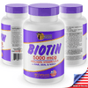 Sunshine Naturals Biotin 5000 mcg plus Collagen for Hair, Skin, and Nails, 90 Capsules
