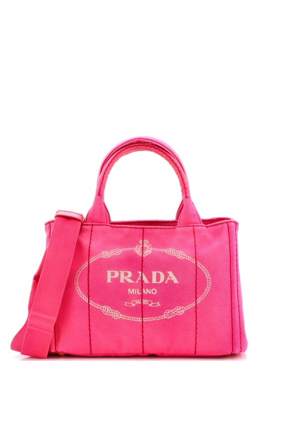 Pre-Owned Canapa Convertible Tote Canvas Mini By Rebag