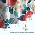 thumbnail image 6 of Pioneer Flower Floral Print Pattern Shower Curtain 36"x72" ,Bathroom Decorative Shower Curtains Set with 12 Hooks,Modern Waterproof Washable Shower Curtain, 6 of 6