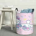 thumbnail image 5 of Hello Kitty Laundry Hamper, Dirty Clothes Hamper Storage Basket for Bathroom Bedrooms, Circular Hamper with Handles, Gifts for Boys Girls Men Women, 5 of 8