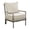Linen Beige, variant on Scranton & Co Contemporary Spindle Arm Chair in Linen Beige Fabric
