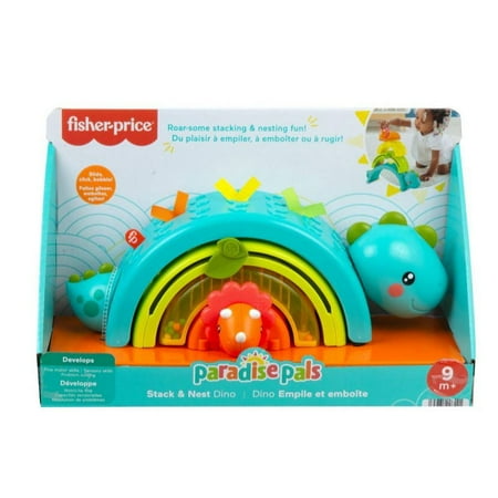 UPC 194735008421 product image for Fisher-Price Paradise Pals Stack & Nest Dino | upcitemdb.com