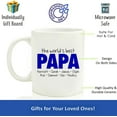 thumbnail image 2 of Papa Father's Fay Gift • Papa Mug • Papa Present • The World's Best Papa Coffee Mug • Papa Birthday Gift • Papa Christmas Gift, Ceramic Novelty Coffee Mugs 11oz, 15oz Mug, Tea Cup, Gift, 2 of 4