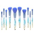 thumbnail image 1 of Brochas De Maquillaje De Cristal, Correctores De Mezcla De Rubor, Base En Polvo, Sombras De Ojos, Brochas De Maquillaje Cosmético 10 Unids/Set Cateissary CE007914-02, 1 of 6