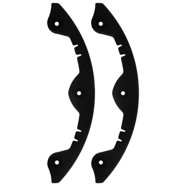 HAMPPLIES 3pcs Anti Collision Strip For Snowboard Edge Guard Black PBT Collision Prevention For Skiers