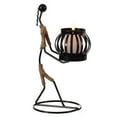 thumbnail image 2 of Wire Figure Candle Holder Decorative Modern Tea Light Lantern Tabletop Centerpiece Candle Stand, 2 of 7