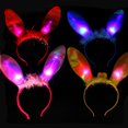 thumbnail image 4 of Bangcool 6PCS Hair Hoop Fashion Cute Rabbit Ear Light up Headband Party Headband for Girl, 4 of 10
