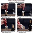 thumbnail image 5 of Red Wine Bottle Opener, Wine Opener Pump Air Bottle Corkscrew for Kitchen Bar Restaurant (Black), 5 of 5