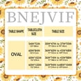 thumbnail image 3 of Sunflower Oval Tablecloth Yellow Floral Tablecloth, Indoor/Outdoor Waterproof Fabric Wrinkle Free Durable Oval Tablecloth for Oval Tables 60 X 120 Inch, 3 of 5