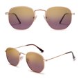 thumbnail image 2 of KWATE Square Polarized Sunglasses for Women Men Small Hexagonal Polygon Mirrored Lens, 2 of 5