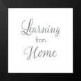 thumbnail image 2 of Rader, Lauren 20x20 Black Modern Framed Museum Art Print Titled - Learning From Home, 2 of 5