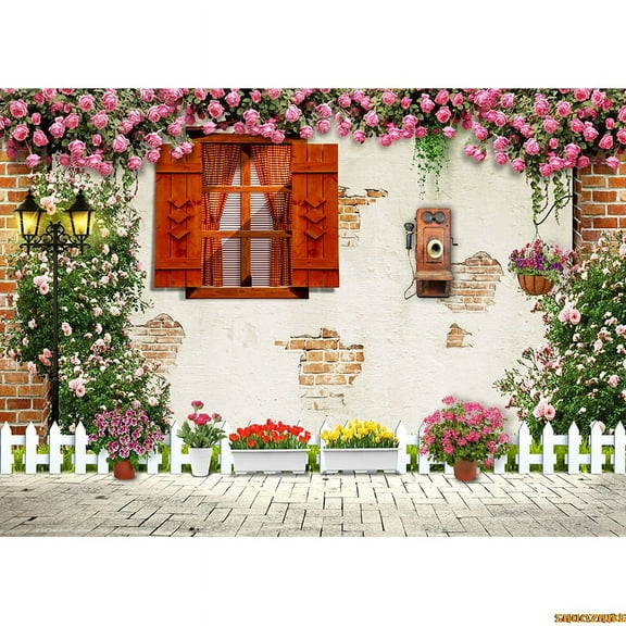 Wedding Sce Arch Flower Photography Backdrops Props Flora Curtain Valtine's Day rs Theme Photo Studio Background FL-16