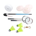 thumbnail image 1 of LOVIVER Single Badminton Trainer Device Simulator Self Study Tool Adults Beginners Kids 2 Rackets + 3 Balls, 1 of 8