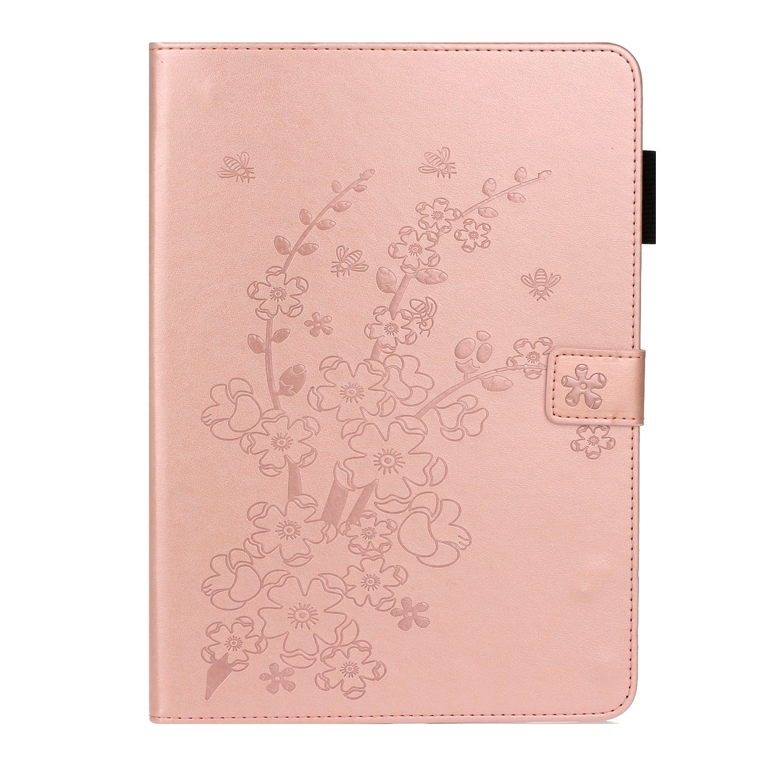TECH CIRCLE Case for Apple iPad 10th Generation 10.9 Inch 2022,PU Leather Folio Flip Stand Smart Protective Cover with Auto Wake/Sleep Pencil Holder Soft Back Cover for iPad 10th Gen 10.9",Rosegold