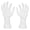 White, variant on lanema Pack of 2 Male Hand Model Realistic Display Props Faux Human Hands Mannequin for Jewelry Display and Halloween Jokes
