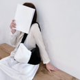 thumbnail image 2 of Daily Animal Pattern Underarm Bag Plush Lady Shoulder Purse Large Capacity Totes( Brown), 2 of 11